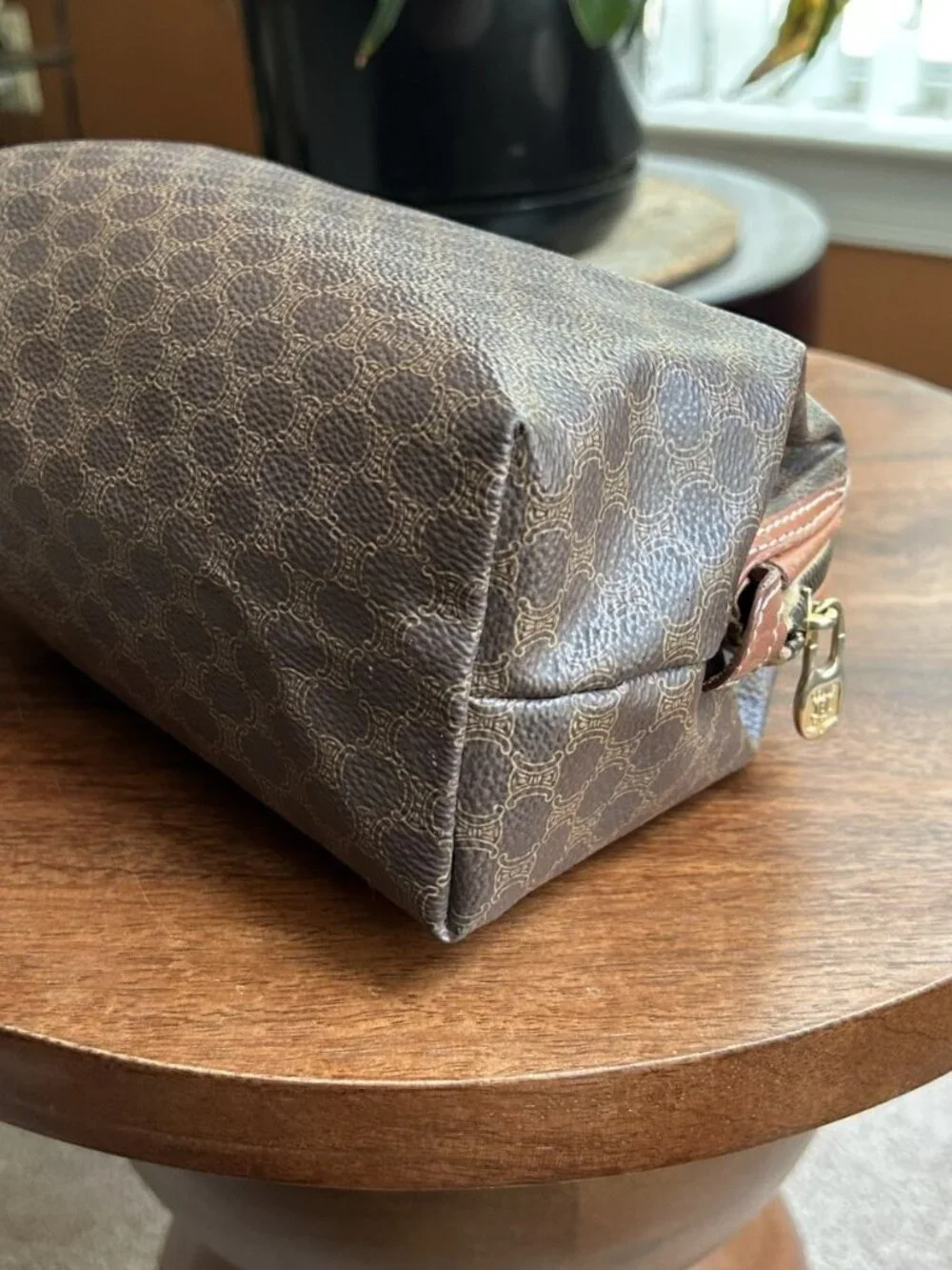 CELINE Macadam Pouch, Brown